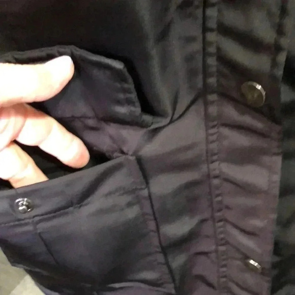 Style & Co.Water Resistant,faux fur hood,zip/snap front,pockets midi winter coat - Picture 7 of 13